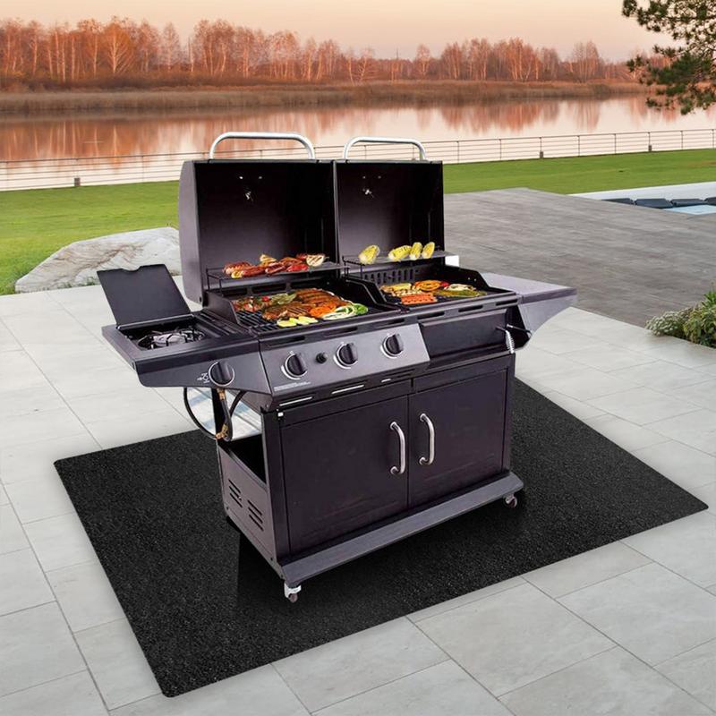Camping Cooking Mat - Under Grill Mat Fireplace Fire Mat
