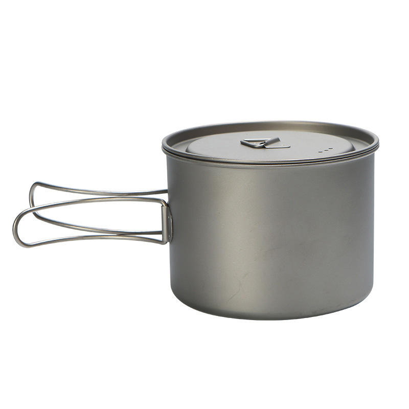 Campfire Cooking Anime - Outdoor Picnic Titanium Cooking Pot 750ml
