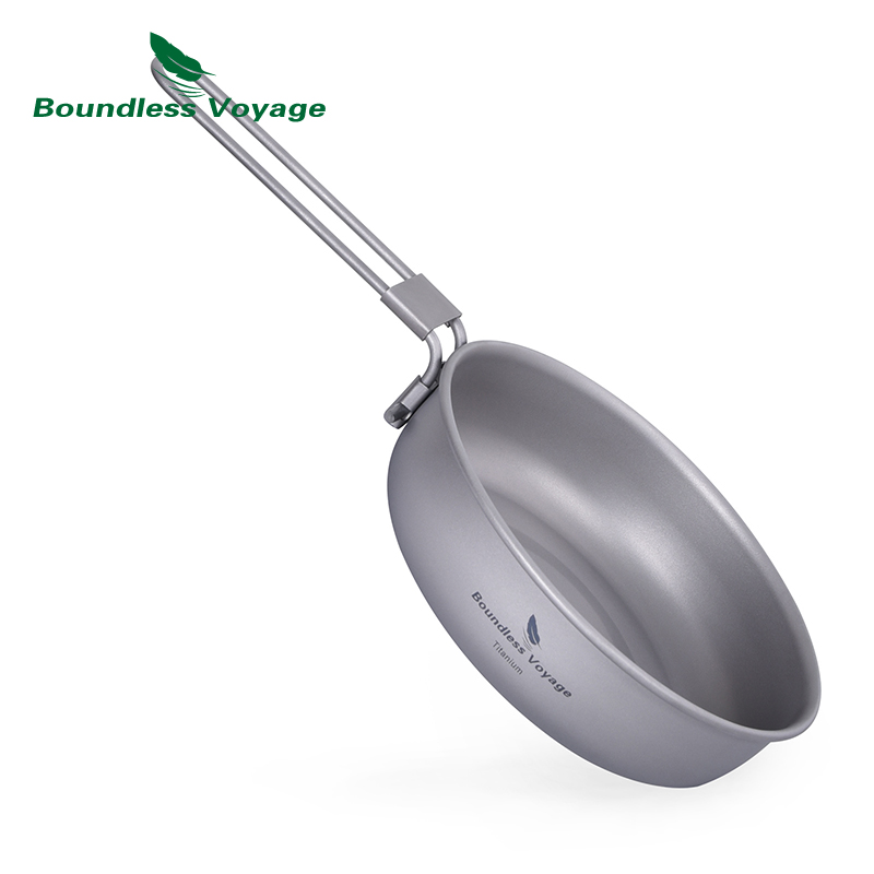 Campfire Cooking Anime - Boundless Voyage Ultra-light Titanium Frying Pan