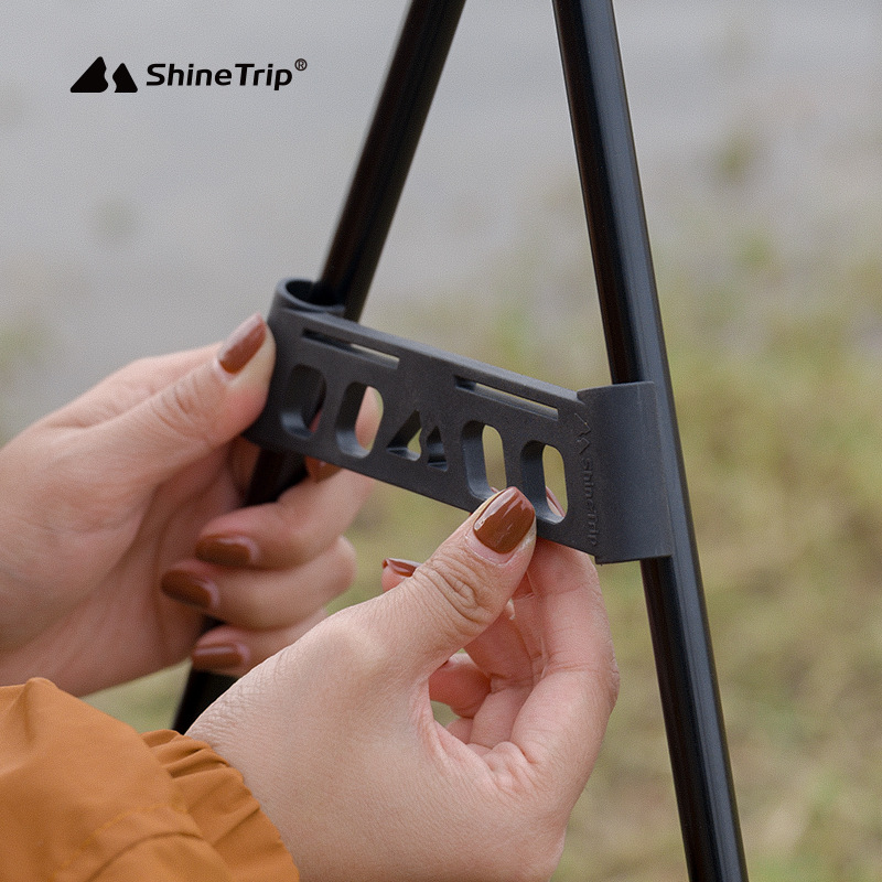 Camping Cooking Rack - Shine Trip Outdoor Camping Triangle Shelf