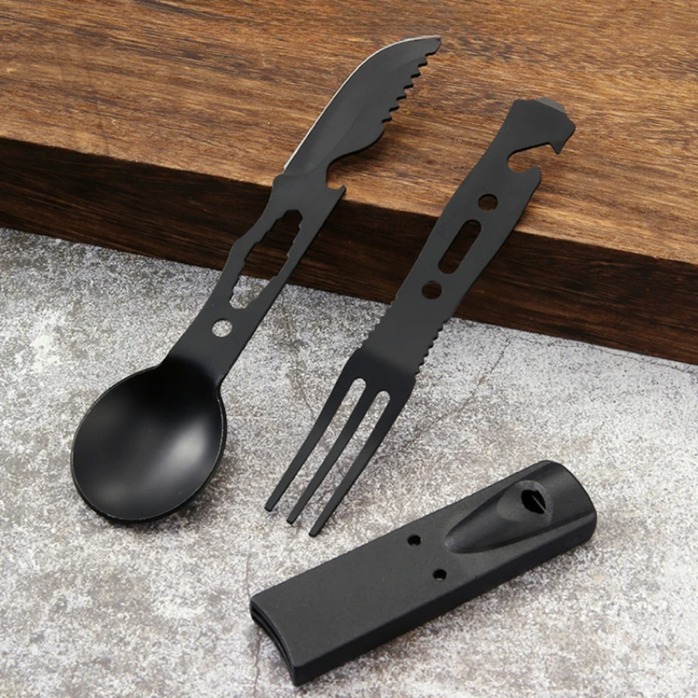 Camping Cooking Cutlery Set - Outdoor Set Multi functional Camping Knives