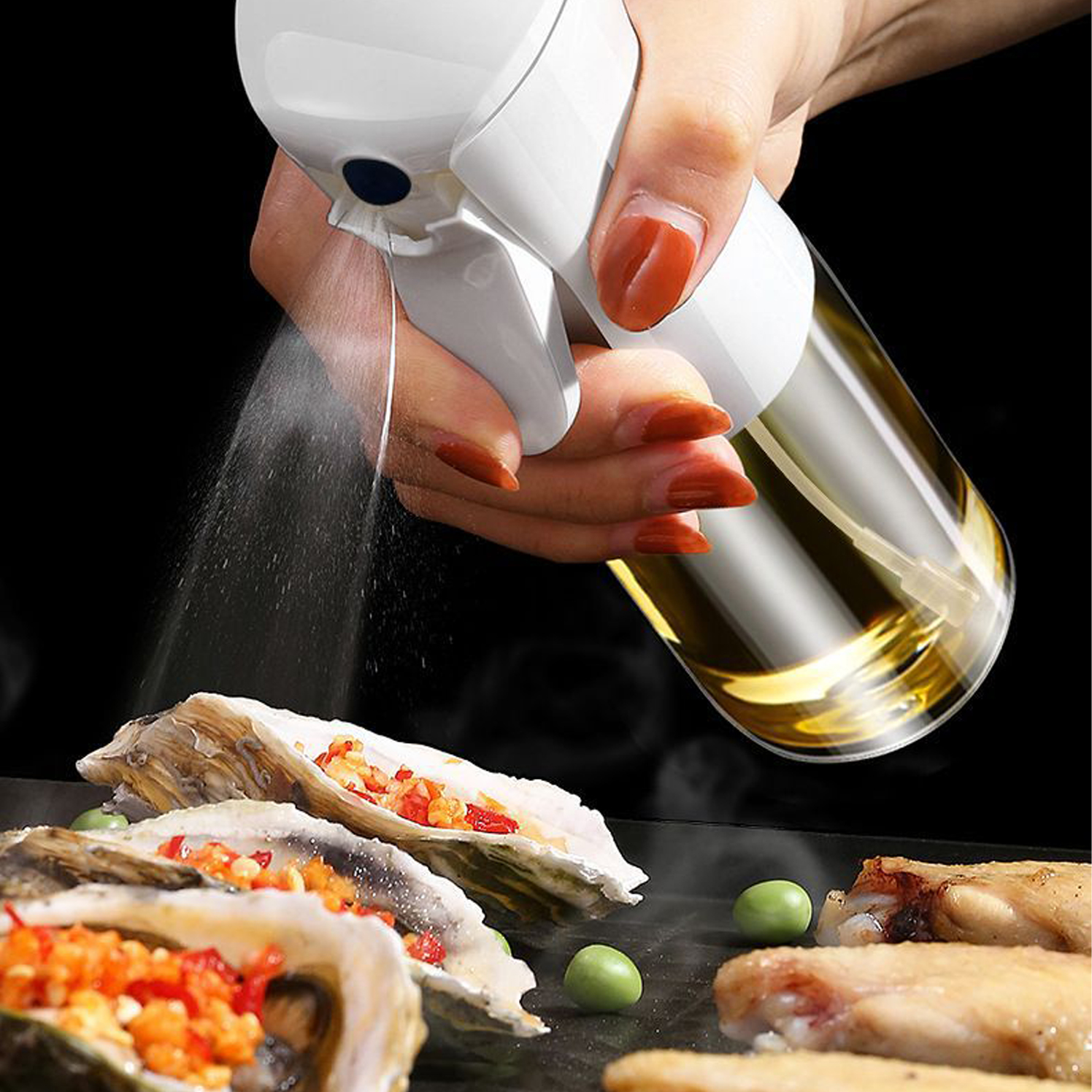 Camping Cooking Oil Container - BOLTIFY Oil Spray Bottle Kitchen Cooking