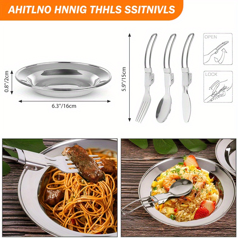 17pcs Camping Cookware Set, Po - đánh giá và giá Camping Cooking Plate