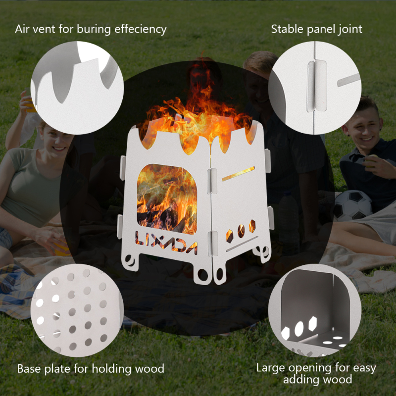 Lixada Titanium/Stainless stee - đánh giá và giá Camping Cooking Grate