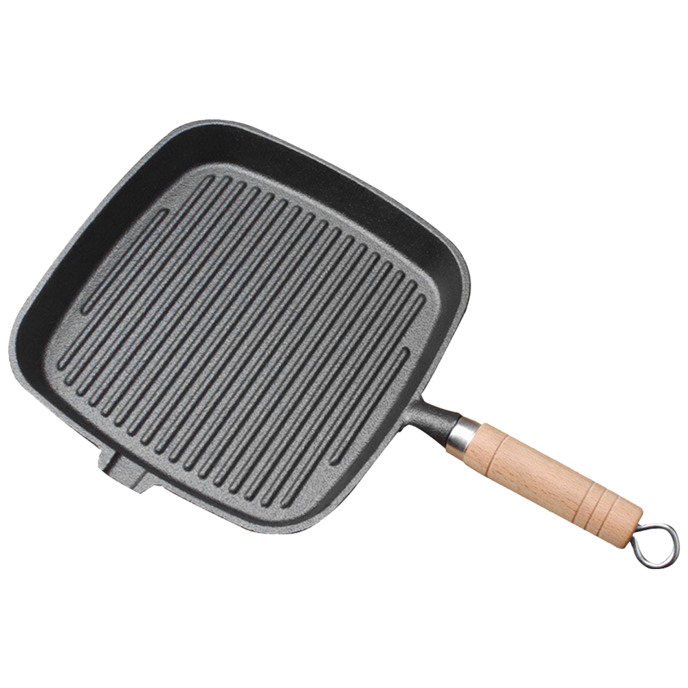 Cast Iron Skillet Steak Pan wi - đánh giá và giá Campfire Cooking Anime