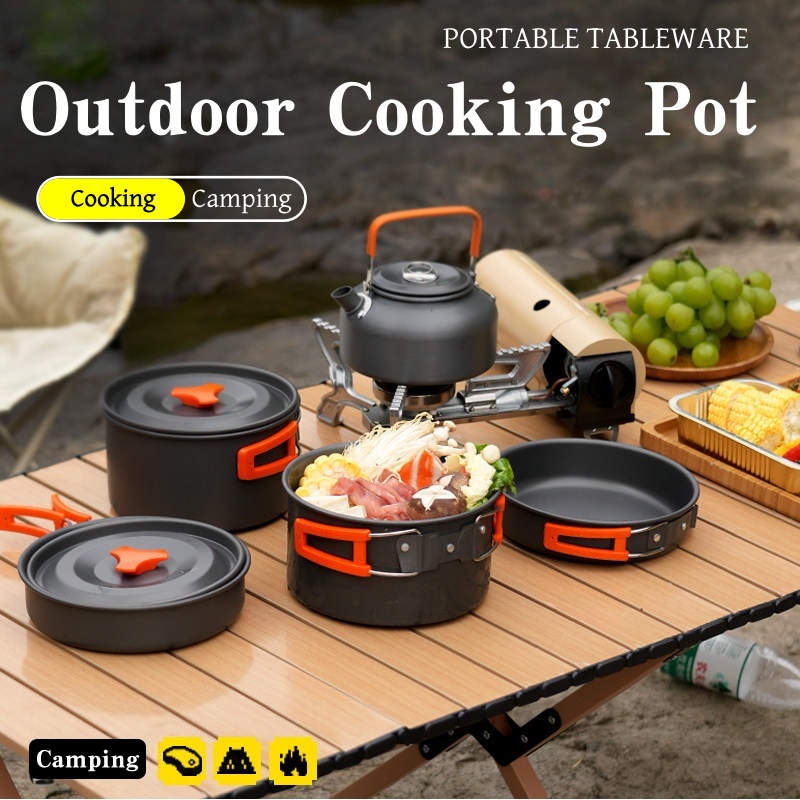 Outdoor cooking utensils, camp - đánh giá và giá Camping Cooking On Fire
