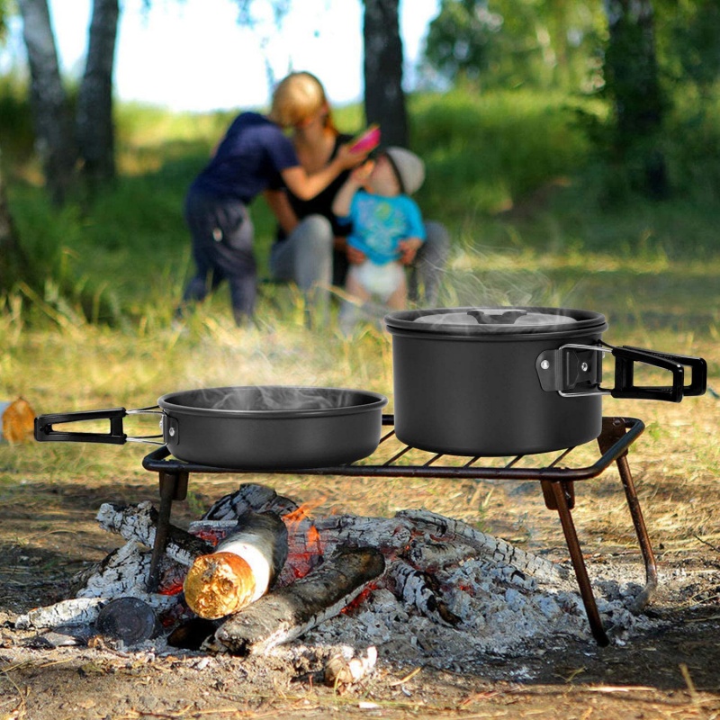 Outdoor cooking utensils, camp - đánh giá và giá Camping Cooking On Fire