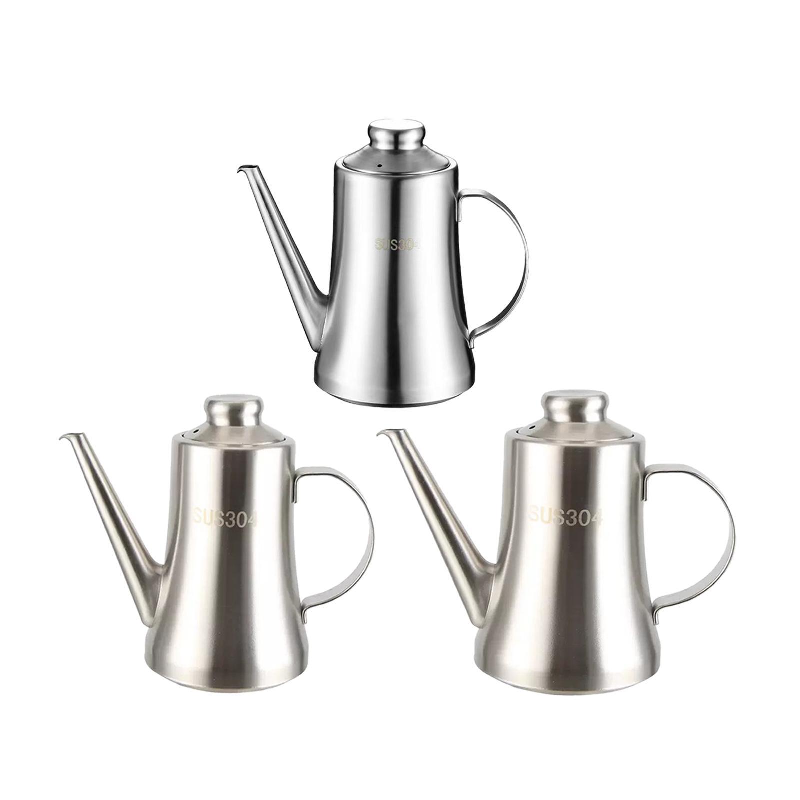 Stainless Steel Oil Pot with F - đánh giá và giá Camping Cooking Oil Container