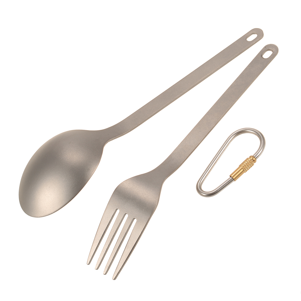 TOMSHOO Titanium Tableware Din - đánh giá và giá Camping Cooking Cutlery Set