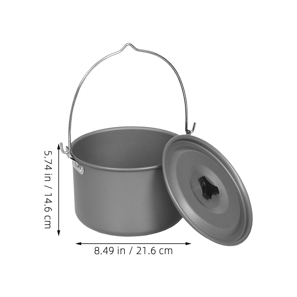 Camping Hanging Pot Large Alum - đánh giá và giá Camping No Cooking Meals