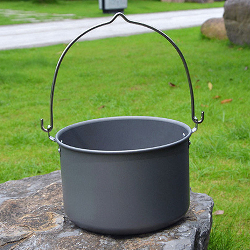 Camping Hanging Pot Large Alum - đánh giá và giá Camping No Cooking Meals