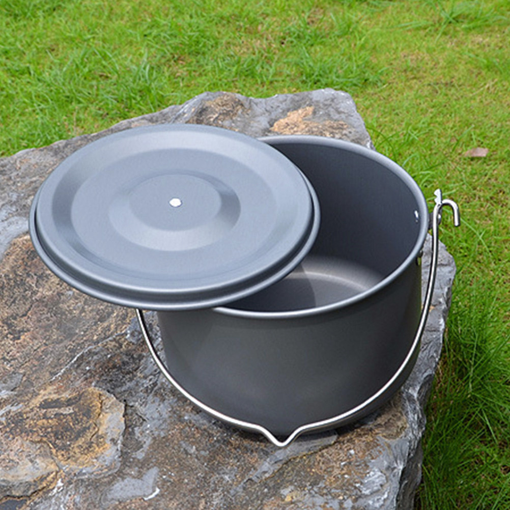 Camping Hanging Pot Large Alum - đánh giá và giá Camping No Cooking Meals