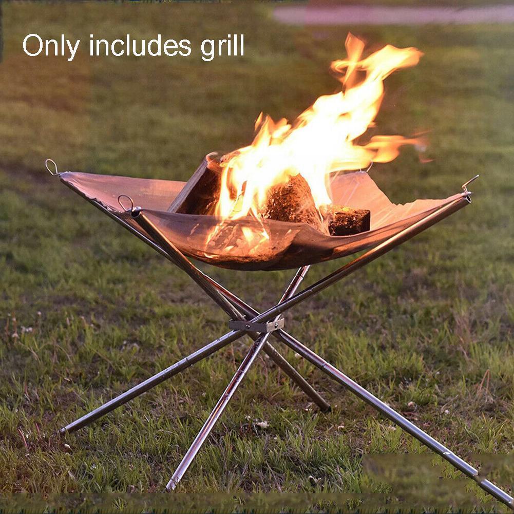 Portable Fire Pit Durable Outd - đánh giá và giá Camping Cooking Grate