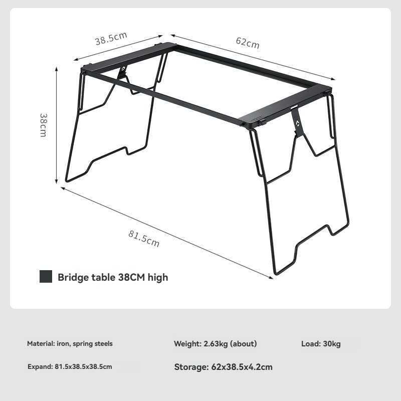 CAMPINGMOON CK-3650-T38 Bridge - đánh giá và giá Camping Cooking Rack