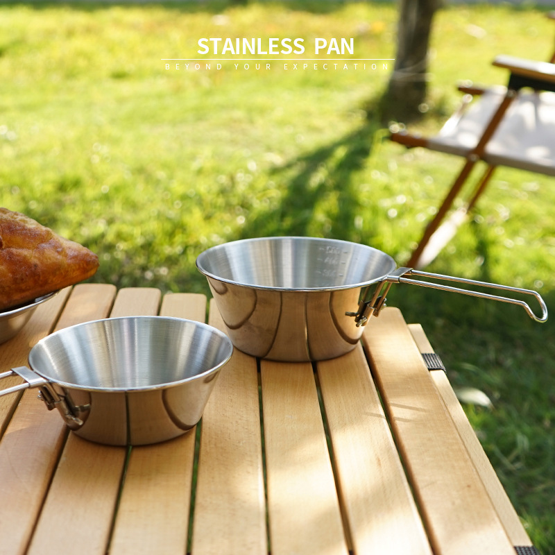 1pc Outdoor Folding Bowl Stain - đánh giá và giá Camping No Cooking Meals