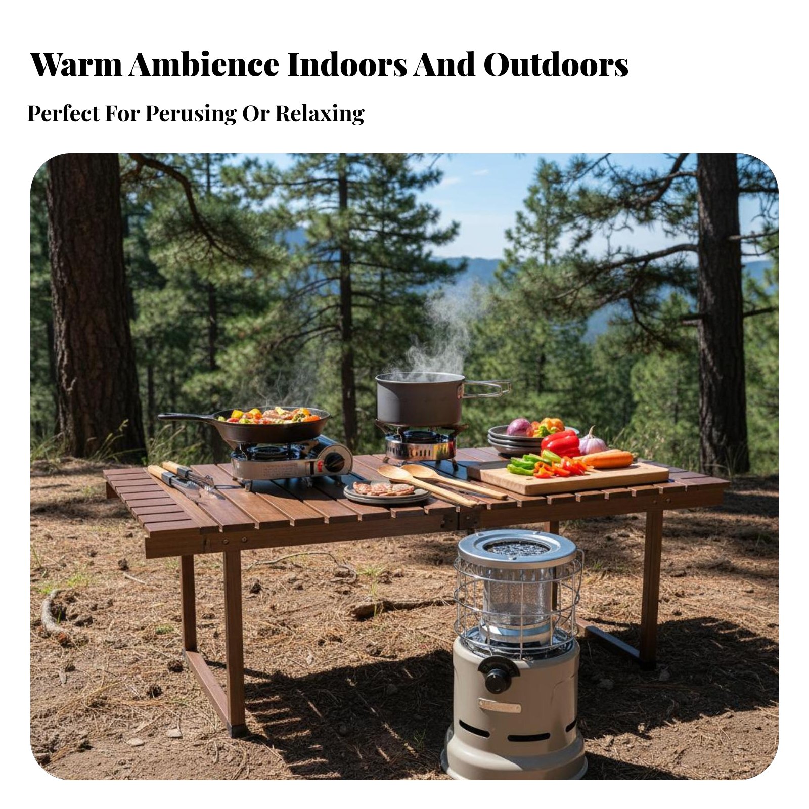 Portable Outdoor Gasification  - đánh giá và giá Camping No Cooking Meals