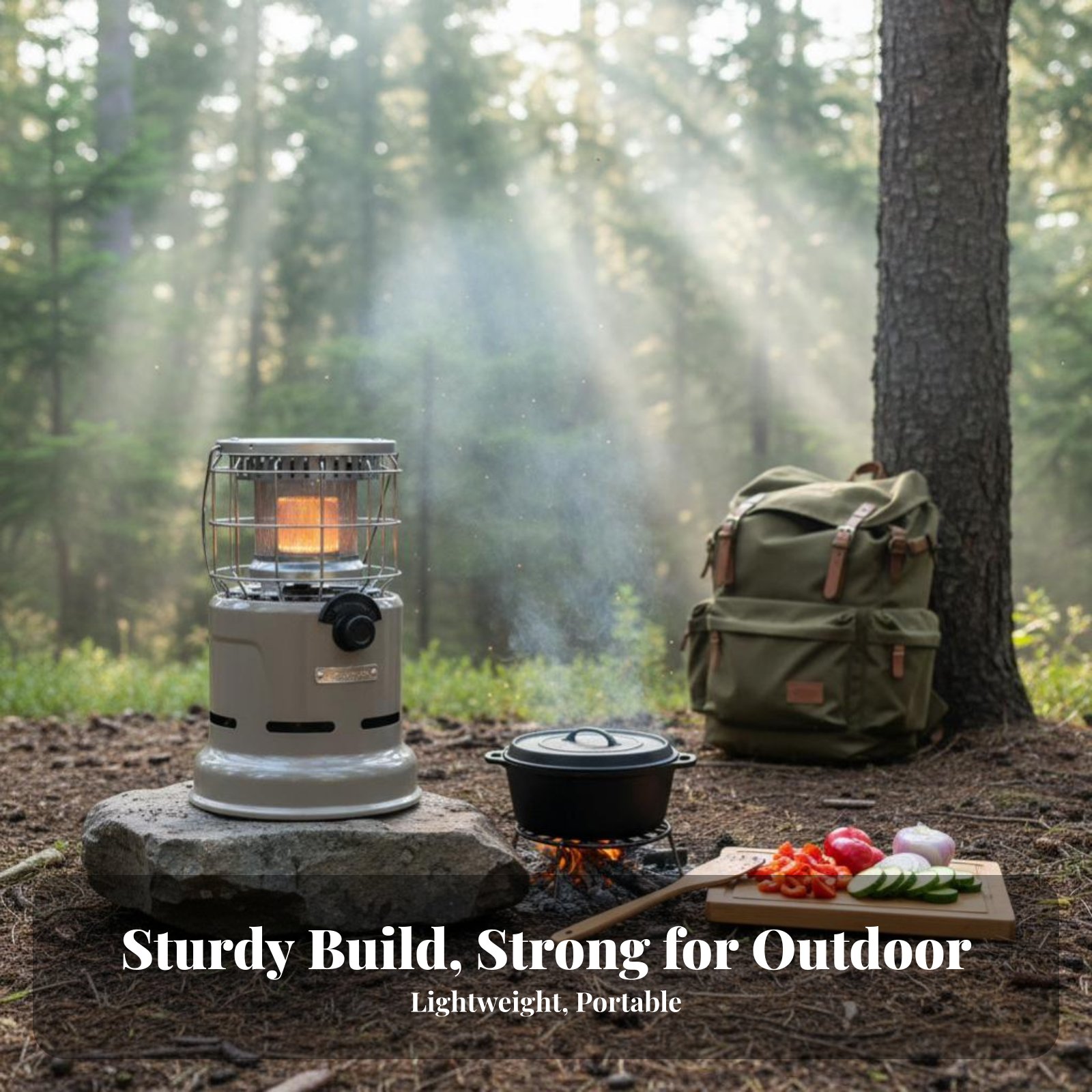 Portable Outdoor Gasification  - đánh giá và giá Camping No Cooking Meals