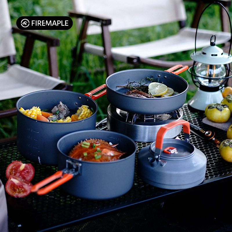 Outdoor Camping Cooker Pot Set - đánh giá và giá Camping No Cooking Meals