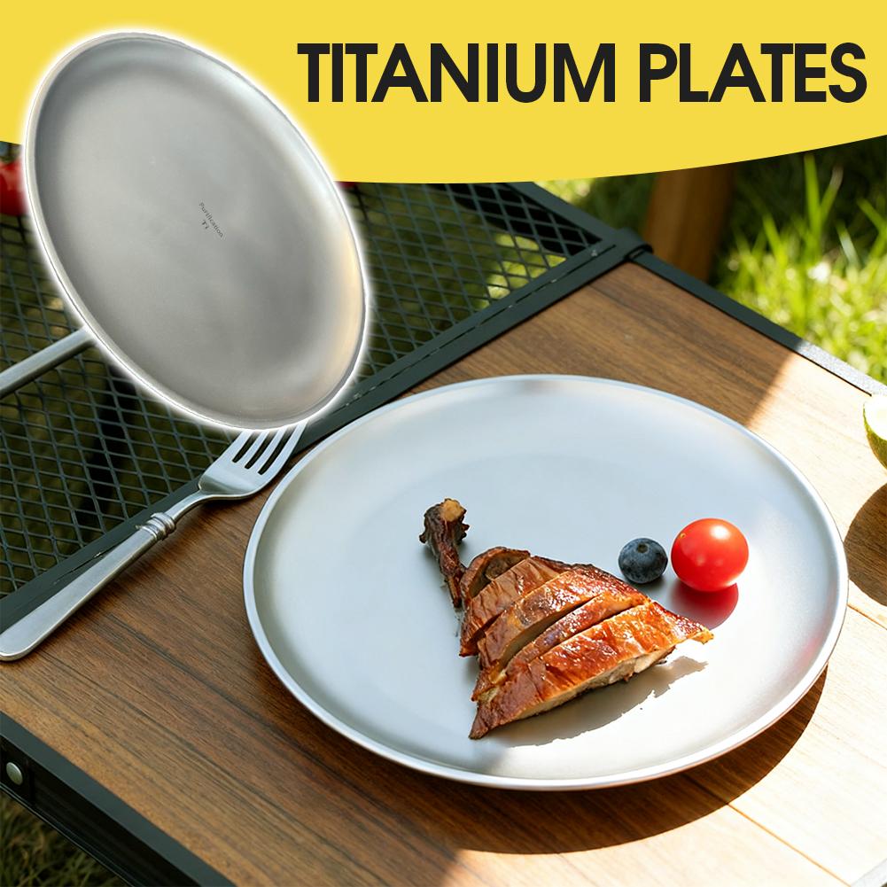 1/2Pcs Titanium Outdoor Campin - đánh giá và giá Camping Cooking Plate