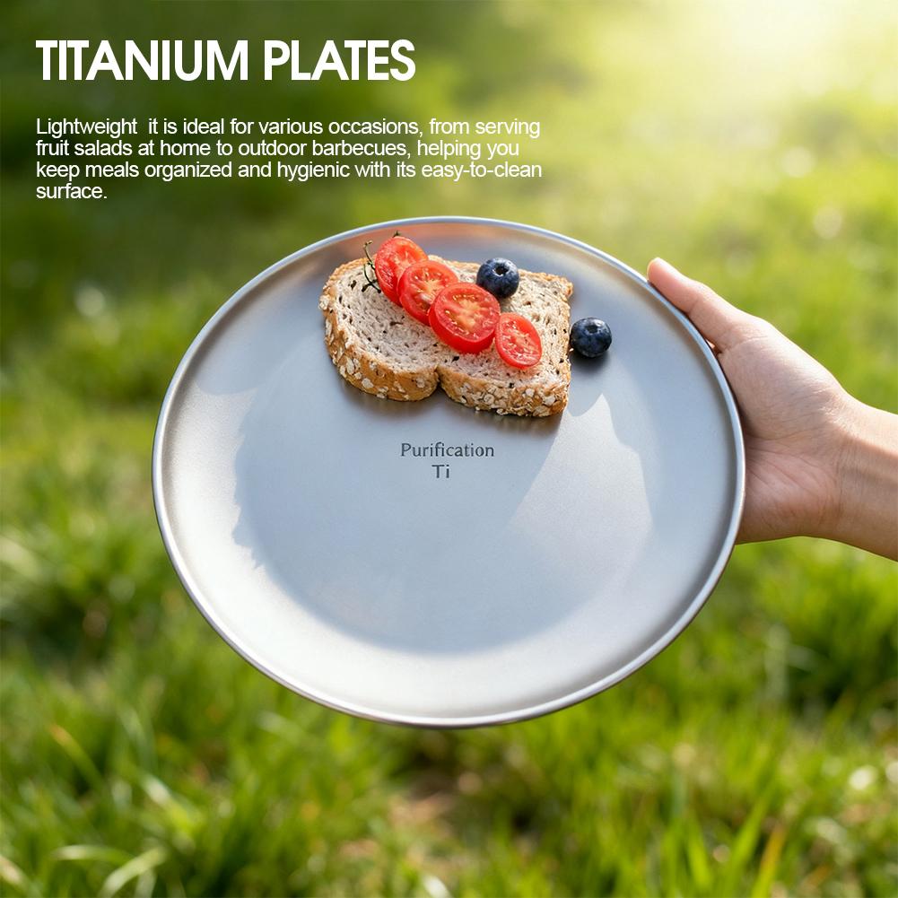 1/2Pcs Titanium Outdoor Campin - đánh giá và giá Camping Cooking Plate