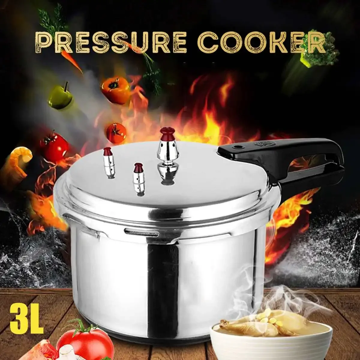 18/20/22/28cm Kitchen Pressure - đánh giá và giá Camping Cooking On Fire