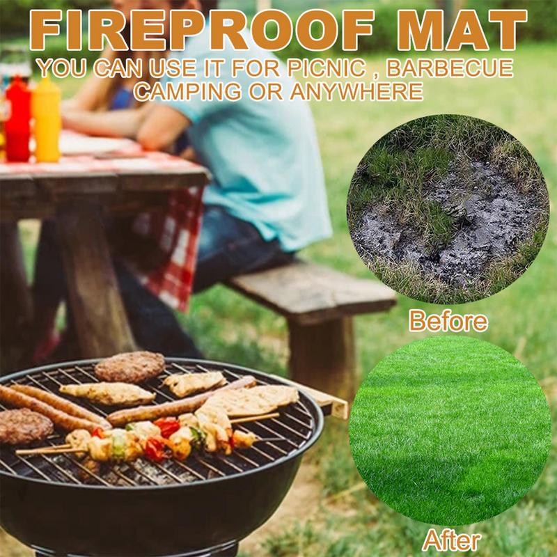 Under Grill Mat Fireplace Fire - đánh giá và giá Camping Cooking Mat