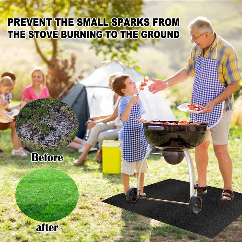 Under Grill Mat Fireplace Fire - đánh giá và giá Camping Cooking Mat