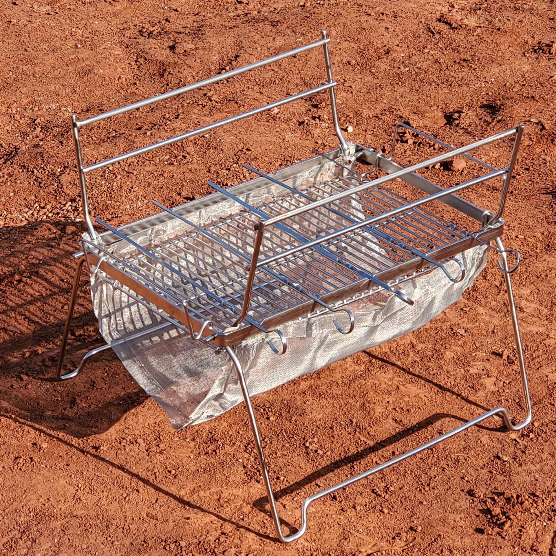 Folding Barbecue Grill Camping - đánh giá và giá Camp Grill Portable Folding