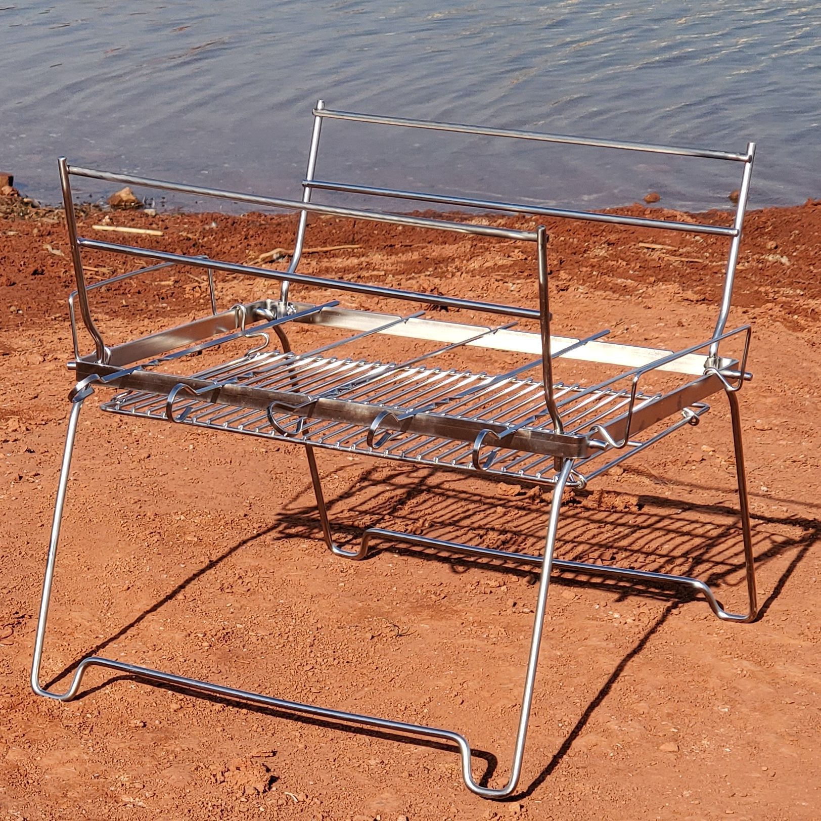 Folding Barbecue Grill Camping - đánh giá và giá Camp Grill Portable Folding