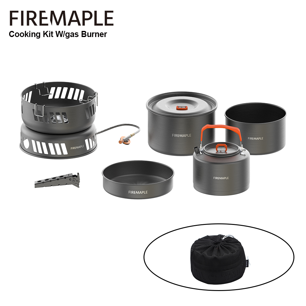 Fire-Maple Cooking Kit W/gas B - đánh giá và giá Camping Cooking On Fire