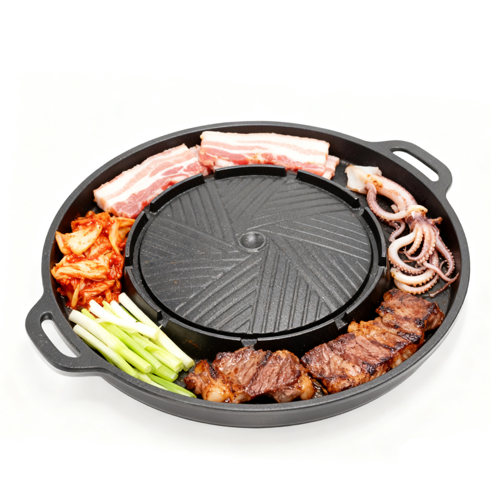 KOSUN Korean BBQ Grill Pan 2 i - đánh giá và giá Camping Cooking Plate
