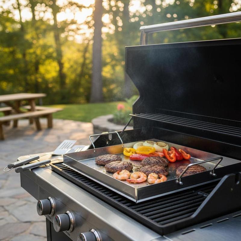 Universal Flat Top Griddle 18x - đánh giá và giá Camping Cooking Plate