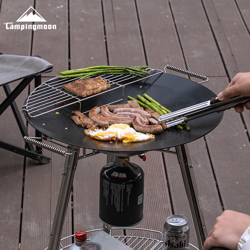 CAMPINGMOON GRW-45F Large 3-Pl - đánh giá và giá Camping Cooking Plate