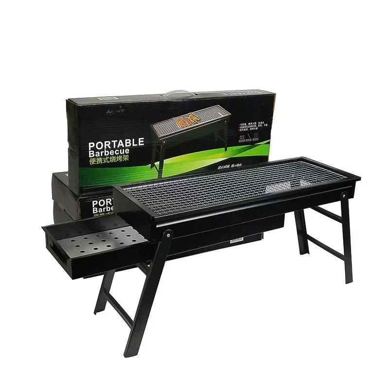 New Large BBQ Barbecue Grill F - đánh giá và giá Camp Grill Portable Folding