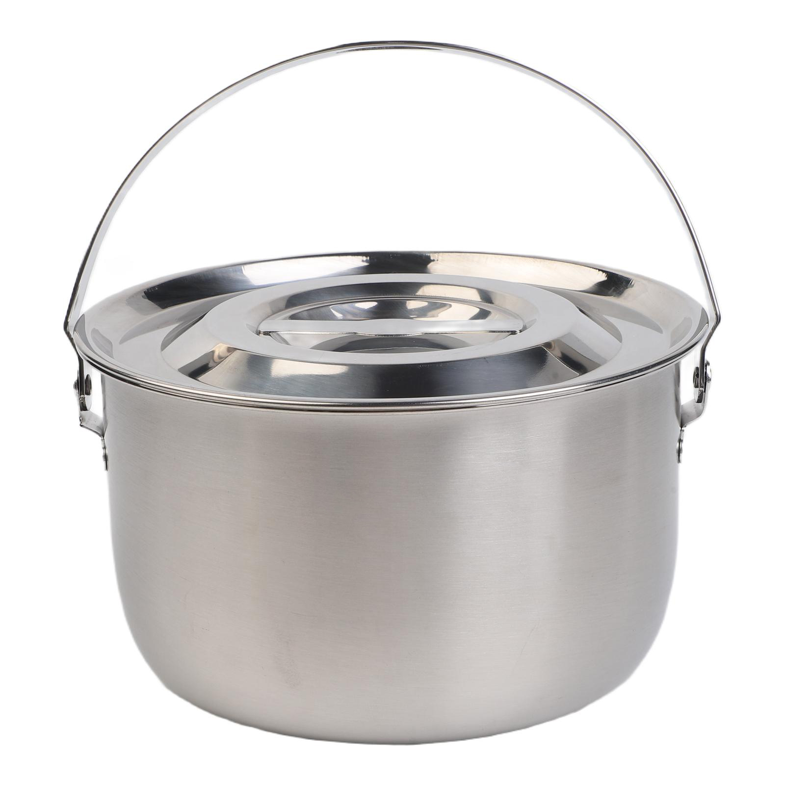 Stainless Steel Camping Cookwa - đánh giá và giá Camping No Cooking Meals