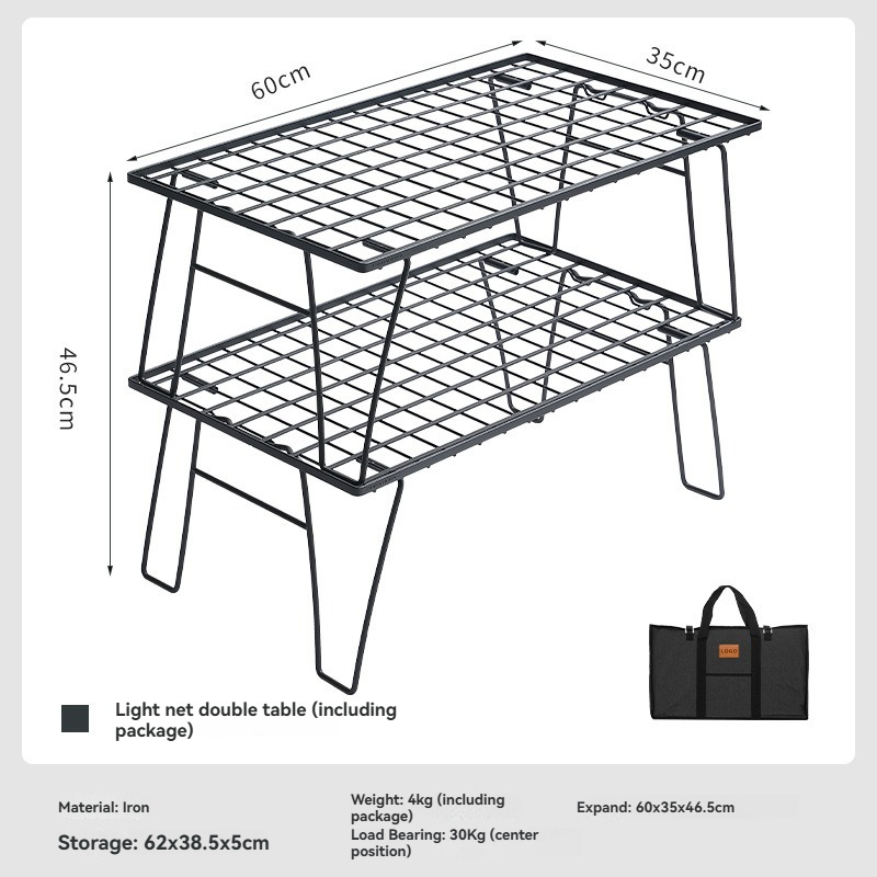CAMPINGMOON T-235-2T 2Layers P - đánh giá và giá Camping Cooking Rack