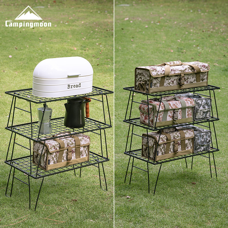 CAMPINGMOON T-235-2T 2Layers P - đánh giá và giá Camping Cooking Rack