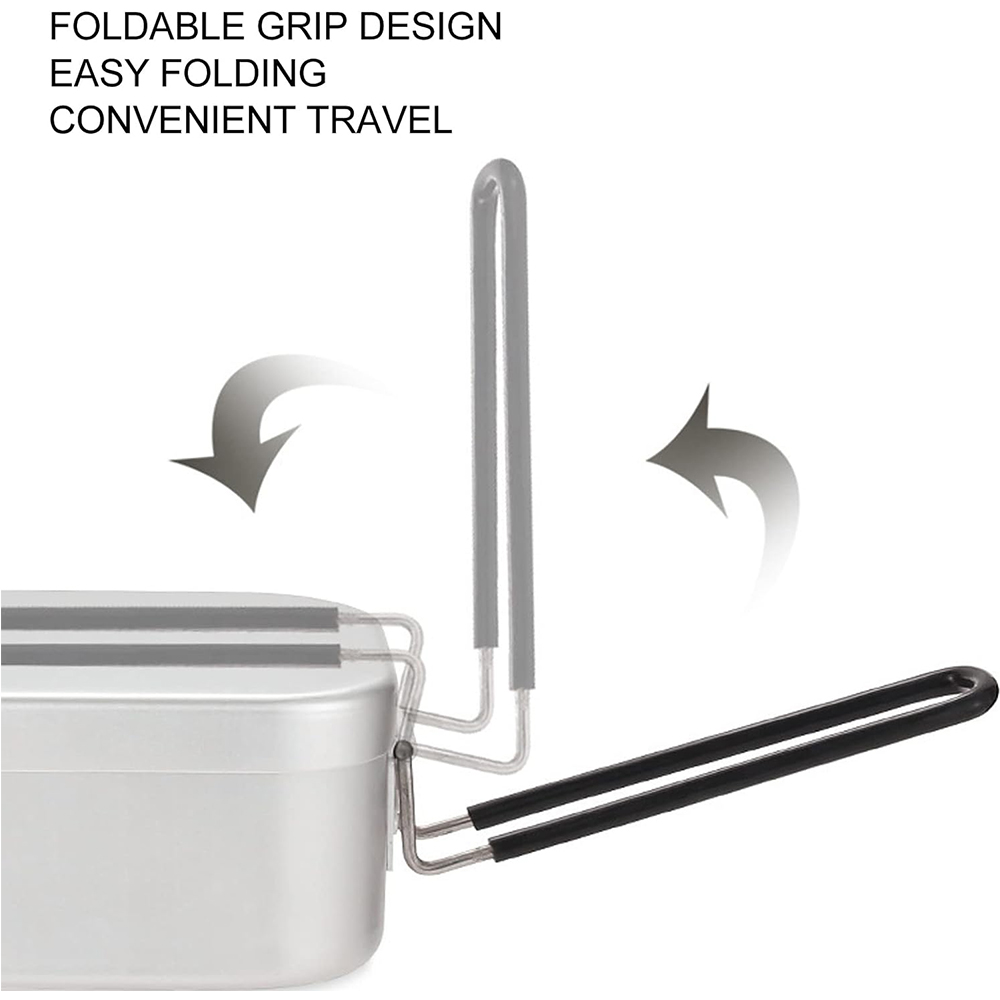 800ML Aluminum Lunch Boxes Out - đánh giá và giá Camping Cooking Rack