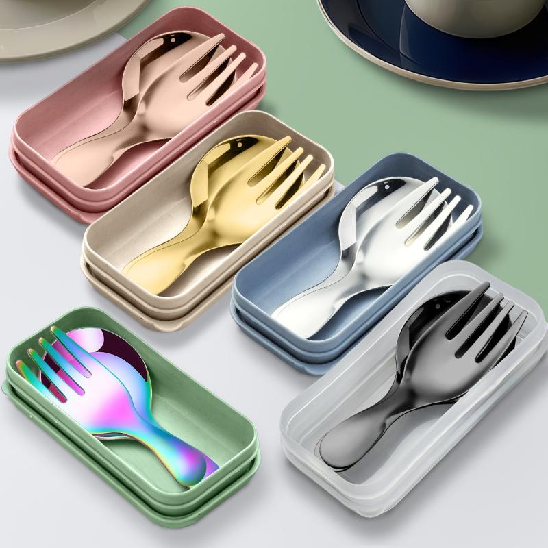 Stainless Steel Tableware Set  - đánh giá và giá Camping Cooking Cutlery Set