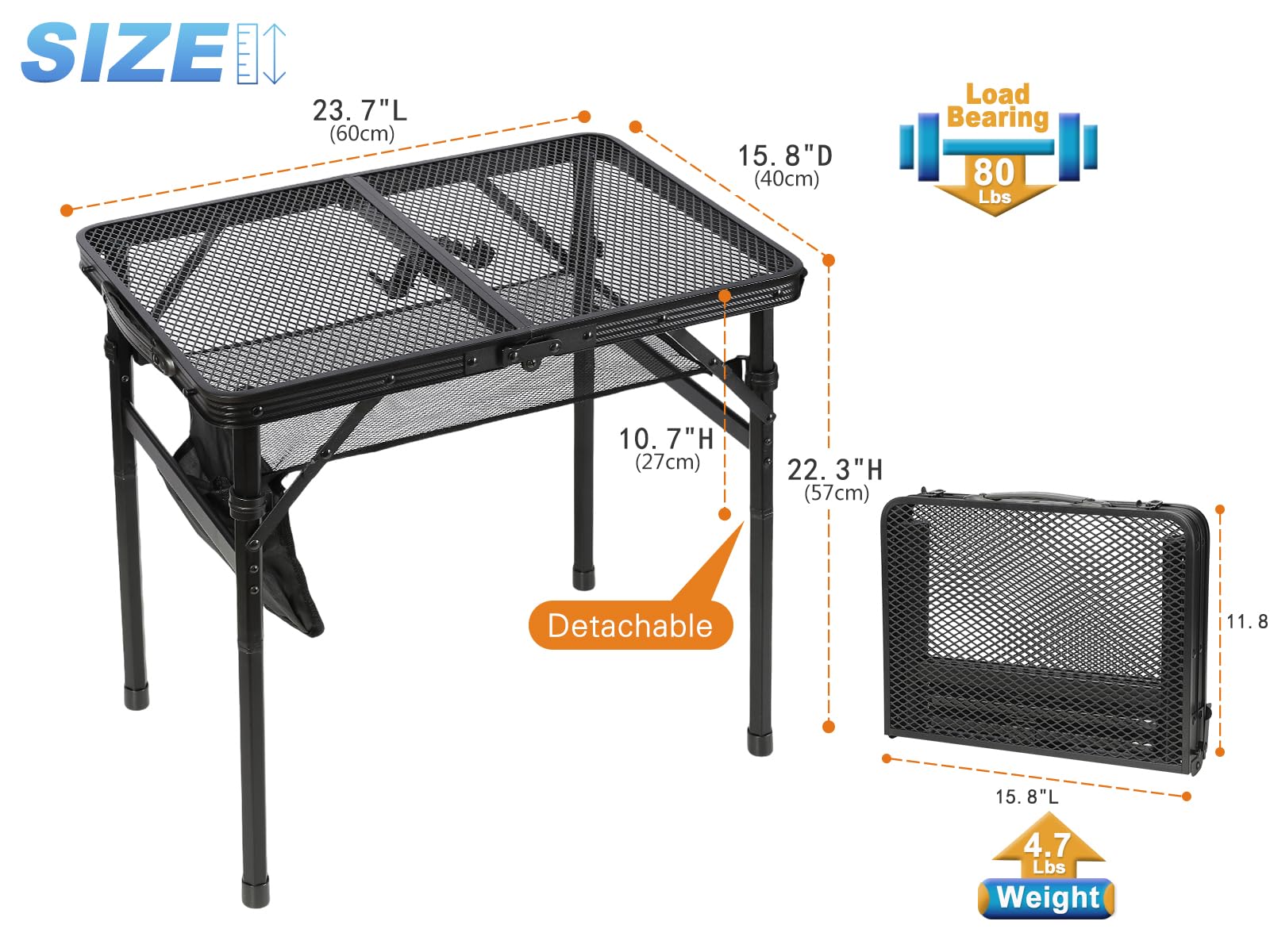 Portable Folding Mesh Grill Ta - đánh giá và giá Camp Grill Portable Folding