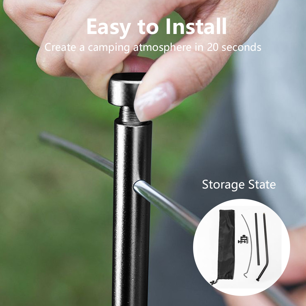 TARKA Detachable Lantern Stand - đánh giá và giá Camping Cooking Rack