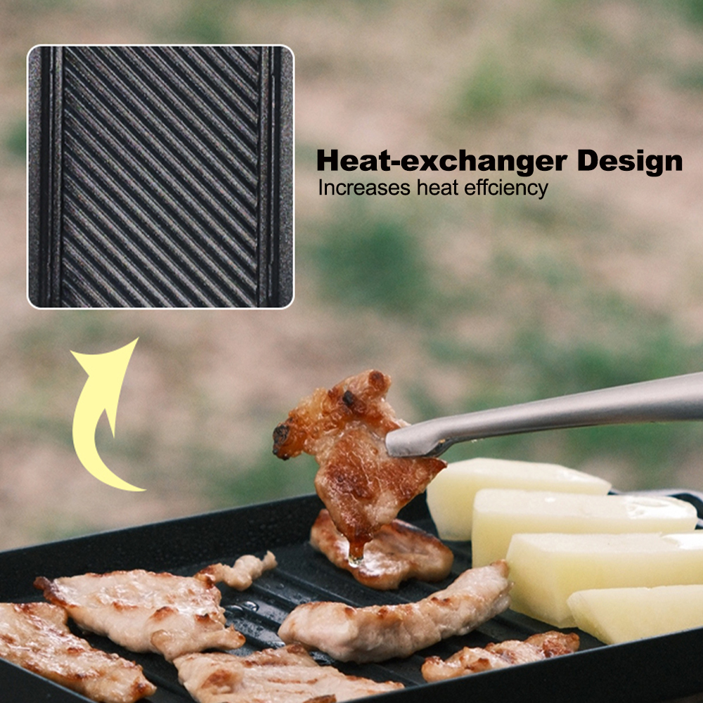 FireMaple Mini Grill Plate Set - đánh giá và giá Camping Cooking On Fire