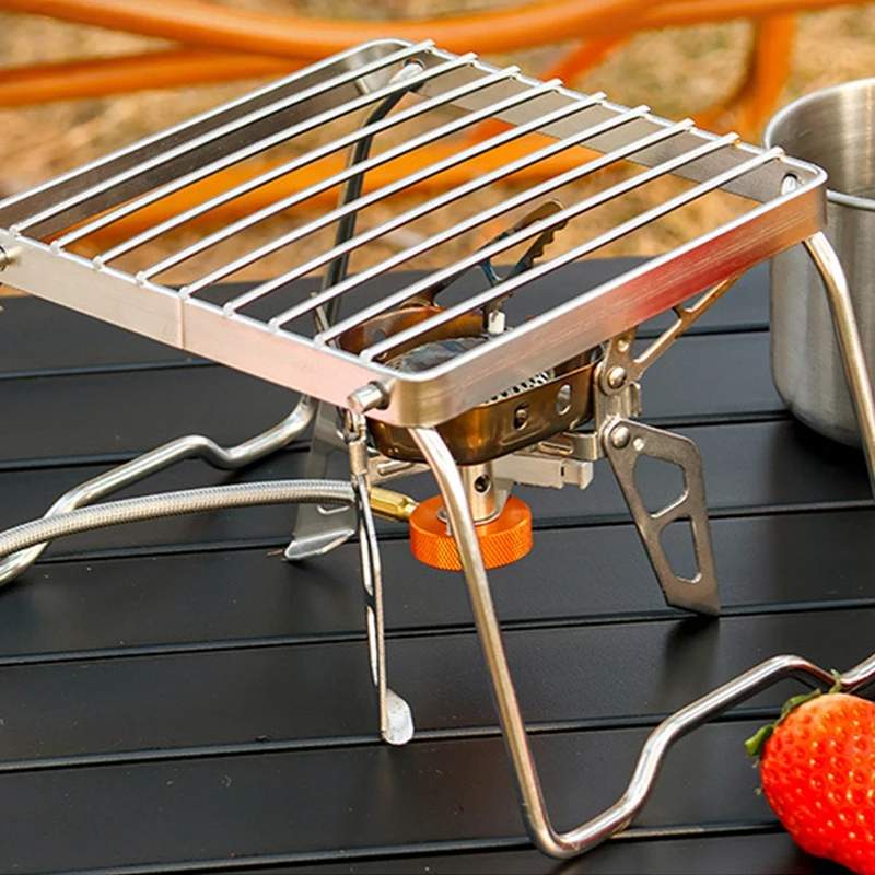 Outdoor Stainless Steel Stove  - đánh giá và giá Camp Grill Portable Folding