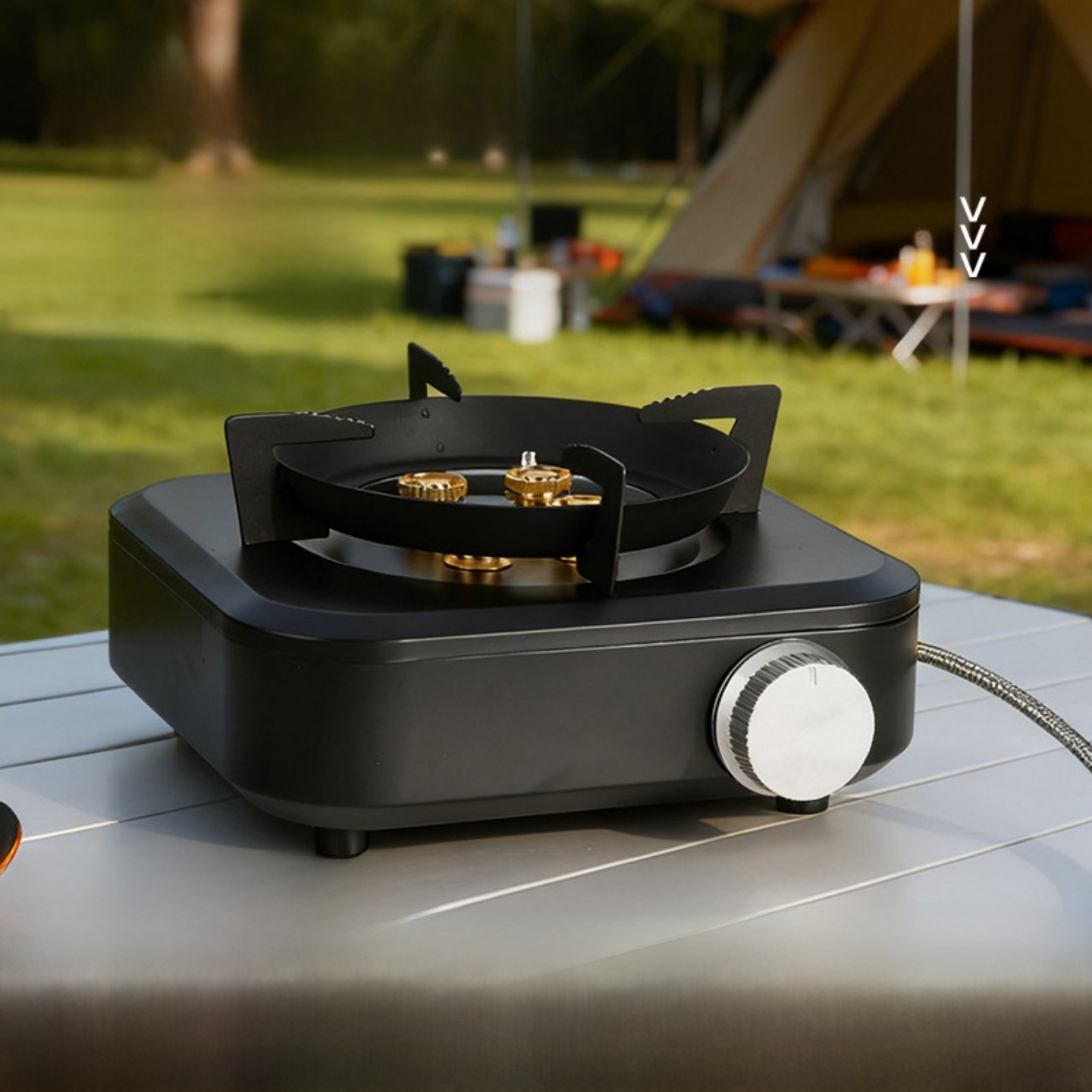 Portable Outdoor Camping Stove - đánh giá và giá Camping Cooking On Fire