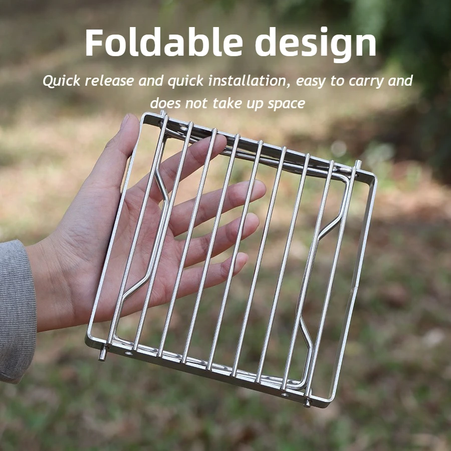 Folding Portable Outdoor Barbe - đánh giá và giá Camp Grill Portable Folding