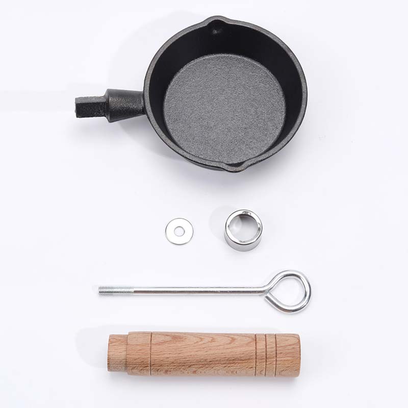 Egg Pan Cast Iron Skillet Fryi - đánh giá và giá Campfire Cooking Anime