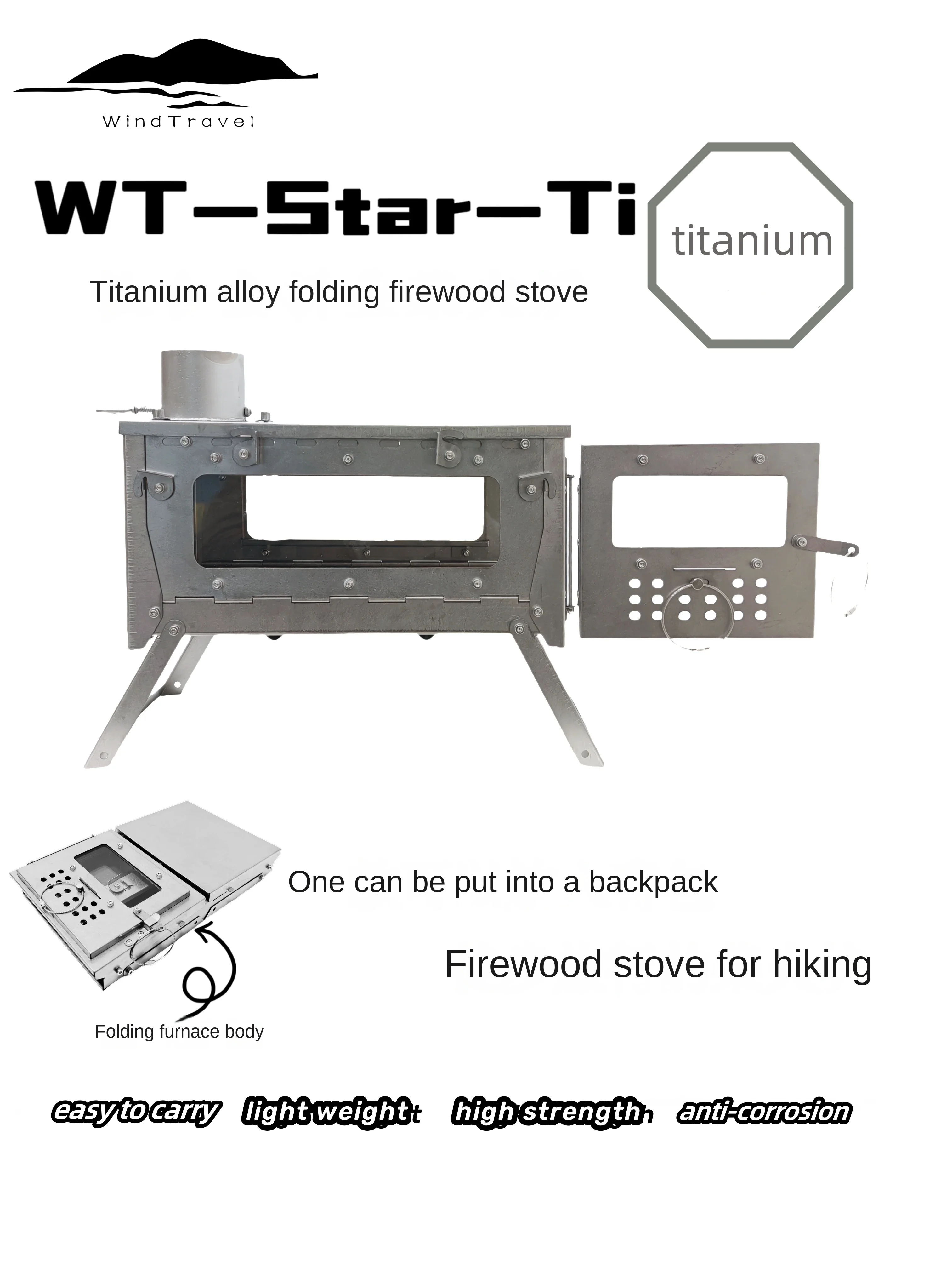WT Star Ti Titanium Alloy Fold - đánh giá và giá Camping Cooking Grate