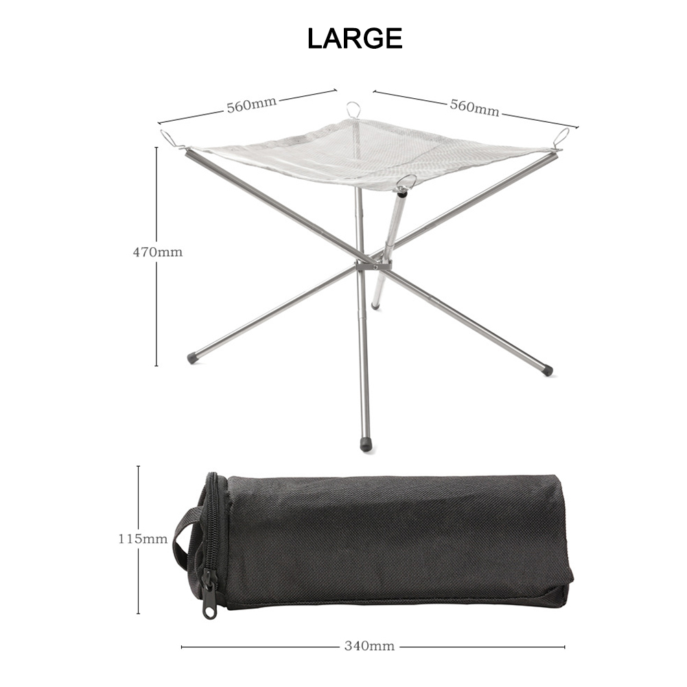 Portable Camping Fire Pit Gril - đánh giá và giá Camping Cooking Grate