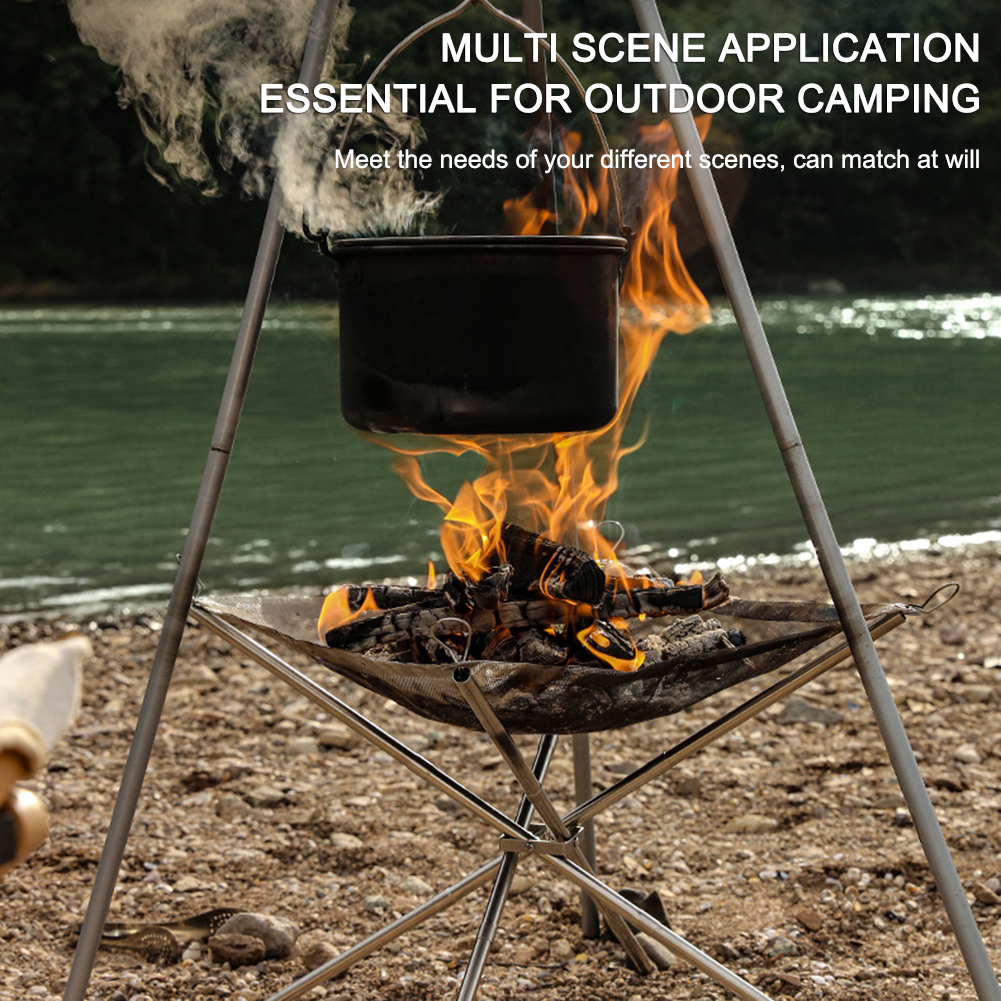 Portable Camping Fire Pit Gril - đánh giá và giá Camping Cooking Grate