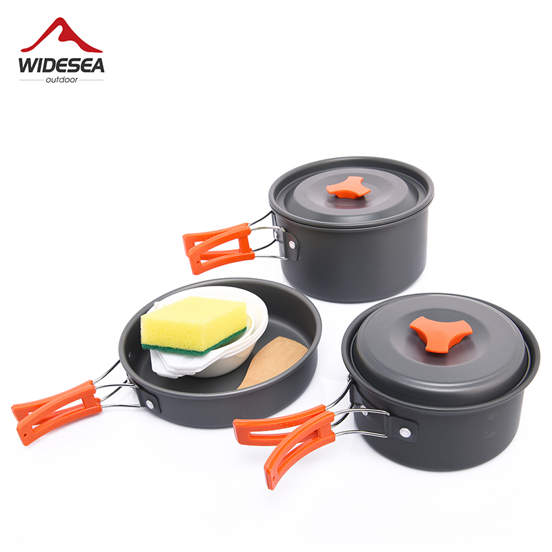 Widesea Camping Outdoor Cookwa - đánh giá và giá Camping Cooking Cutlery Set